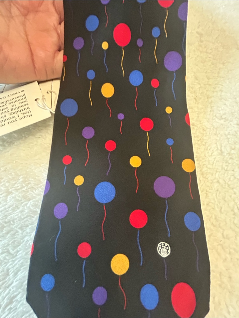🎁3 for $30 - Celebration Balloon Pattern Necktie